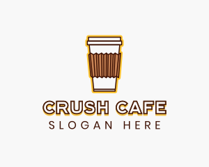 Cafe Coffee Cup logo design