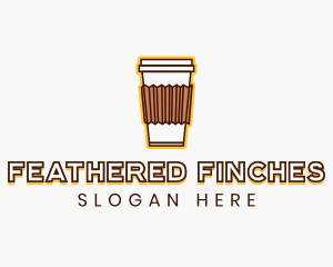 Cafe Coffee Cup logo design