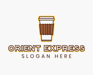 Cafe Coffee Cup logo design