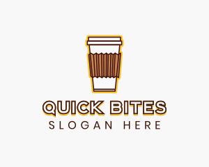 Cafe Coffee Cup logo design