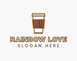 Cafe Coffee Cup logo design