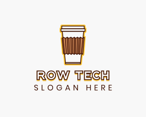 Cafe Coffee Cup logo design