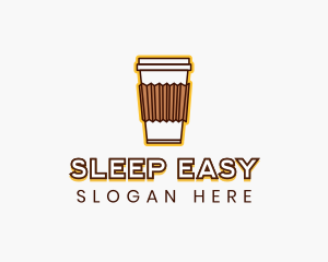 Cafe Coffee Cup logo design