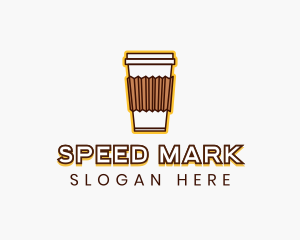 Cafe Coffee Cup logo design