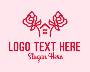 Rose Garden Home logo design