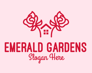 Rose Garden Home logo design