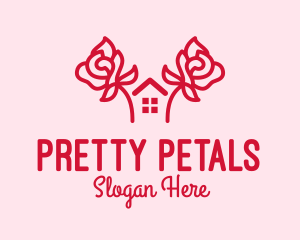 Rose Garden Home logo design