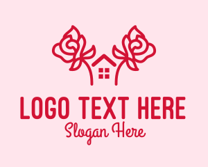 Vase - Rose Garden Home logo design