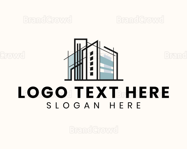 Building Blueprint Architect Logo