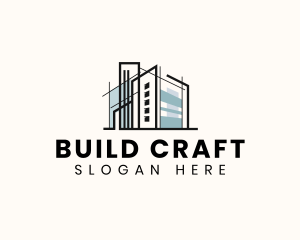 Building Blueprint Architect logo design