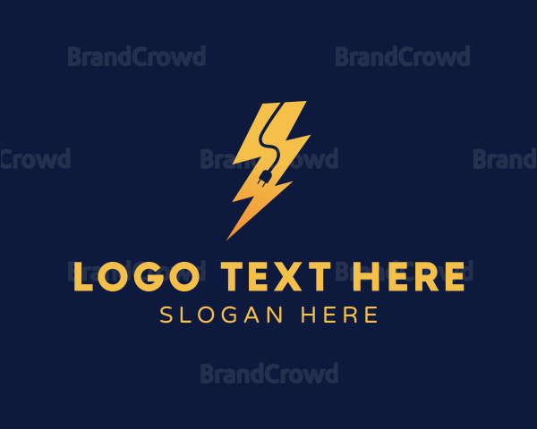 Lightning Bolt Socket Logo