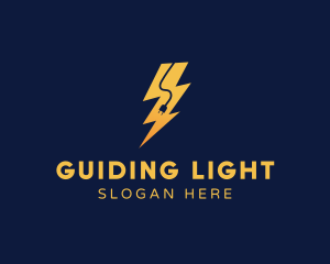 Lightning Bolt Socket logo design