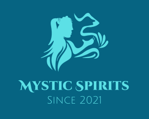 Supernatural - Blue Mystical Lady logo design