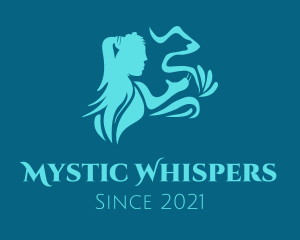 Supernatural - Blue Mystical Lady logo design