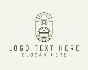 Harvest - Farm Barn House logo design