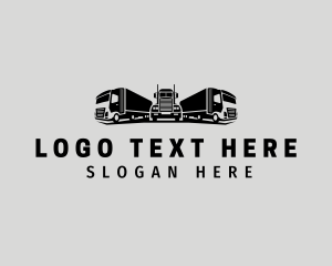 Transportation - Truck Fleet Haulage logo design