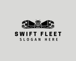 Fleet - Truck Fleet Haulage logo design