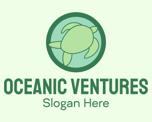 Turtle Conservation Badge logo design