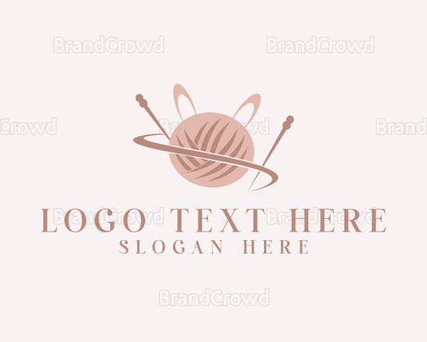 Rabbit Yarn Ball Logo