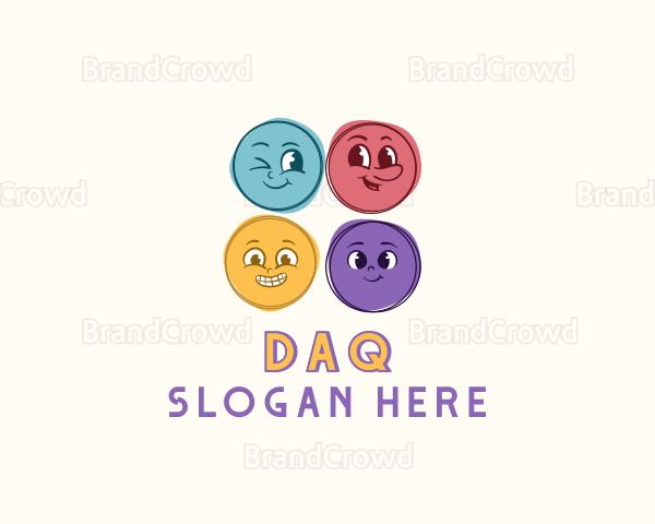 Daycare Nursery Emotions Logo