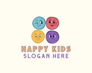 Daycare Nursery Emotions logo design