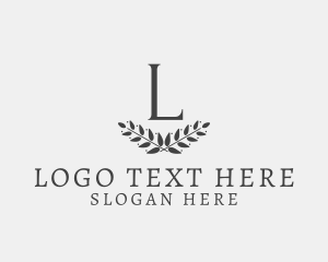 Traditional - Natural Herbal Organic Leaf logo design
