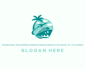 Ship - Airplane Cruise Travel Agency logo design