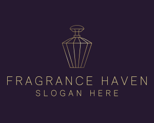 Deluxe Perfume Bottle logo design