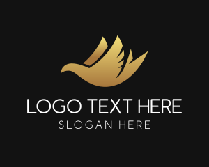Designer - Luxury Wings Bird logo design