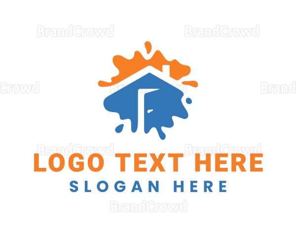 Home Renovation Paint Logo