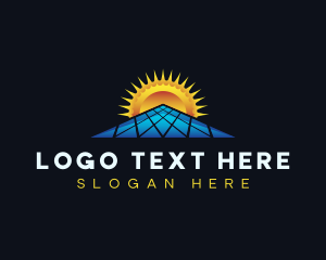 Sustainable - Solar Power Energy logo design