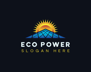 Energy - Solar Power Energy logo design