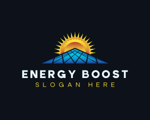 Power - Solar Power Energy logo design