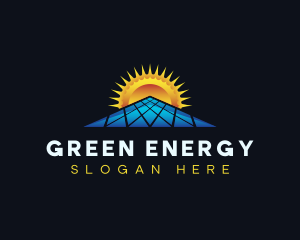 Solar Power Energy logo design