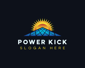 Solar Power Energy logo design