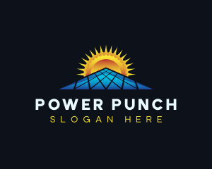 Solar Power Energy logo design