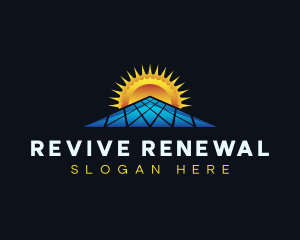 Solar Power Energy logo design