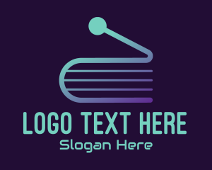 Bookstore - Online Learning Tutorial logo design