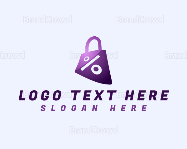 Shopping Sale Bag Logo