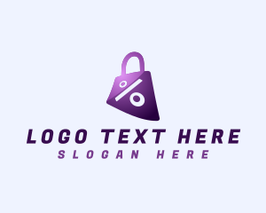 Gradient - Shopping Sale Bag logo design