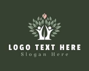 Organic - Tree Nature Horticulture logo design