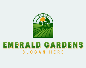 Residential Farm Fields logo design