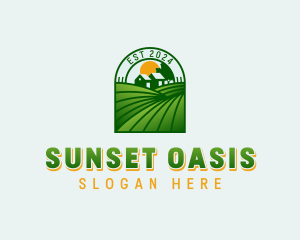 Residential Farm Fields logo design