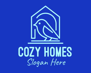 Housing - Blue Bird House logo design