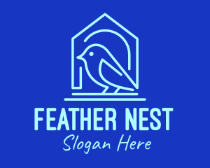 Blue Bird House logo design