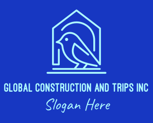 Blue Bird House logo design