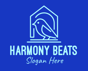 Housing - Blue Bird House logo design