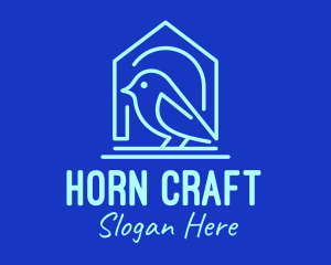 Blue Bird House logo design