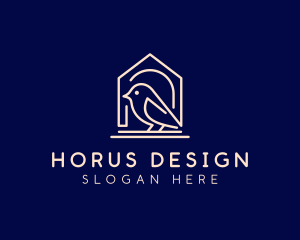 Blue Bird House logo design