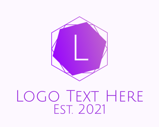 Gradient Hexagon Letter Logo